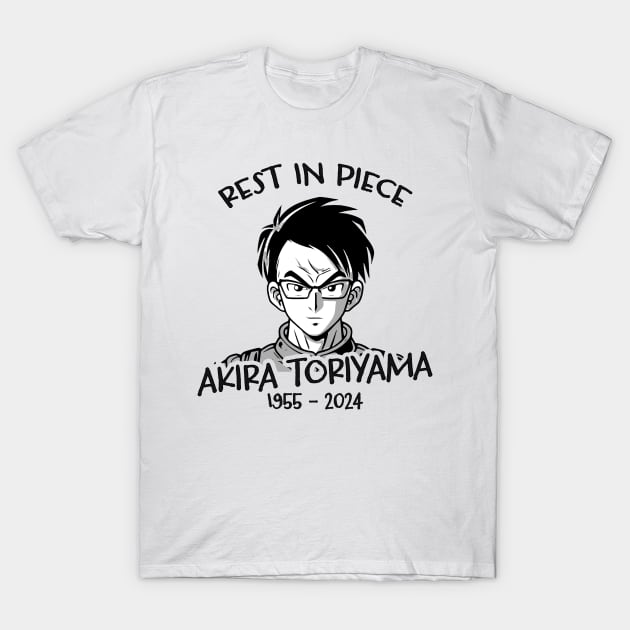 Akira Toriyama Rest in Peace T-Shirt by mnd_Ξkh0s